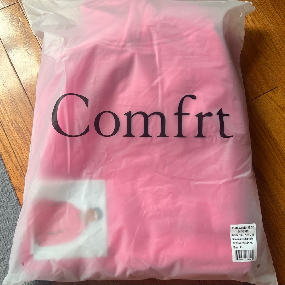 Comfrt Pink Hoodie